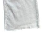 J.Crew White Mid Rise Flare Crop Jeans Raw Hem Plus size 35 NEW Tags Preppy Photo 7