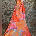 JLUXLABEL NWT:  Elegant Orange and Pink Maxi Dress Photo 0