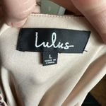 Lulu’s Shifting Dears Beige floral design L mini dress Pink Size L Photo 4