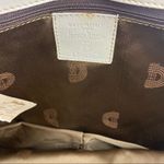 Neiman Marcus Vintage Desmo for Ivory Textured Leather Bamboo Crossbody Photo 3