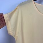 J.Jill Light Yellow Modal Blend Short Sleeve Blouse Top Photo 1