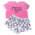 Block Him PJ Short Set Photo 0