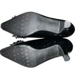 Silver Slipper  Elegant Black patten leather Women's Shoes. Photo 6