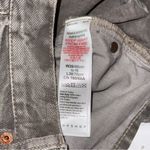 Topshop NWT Editor Straight Leg Jeans 26 x 30 High Rise Button Fly Gray Taupe Photo 4