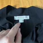 Monteau  Black Ruffled Blouse Photo 3