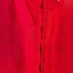 Motherhood Women’s Red  Maternity Button Up Photo 2