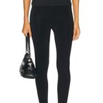 Norma Kamali Cropped Leggings in Black X-Small New Womens Pants Photo 0