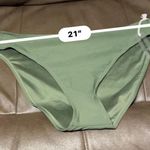 Forever 21 Swim Bottoms - Women's 2X - Hunter Green Tie Side Photo 7