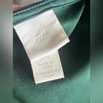 H&M  Pleated Longsleeve Mini Green Dress Size XL Office Sire  Corpcore Photo 5