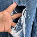 Hollister Women’s Jeans Blue Denim Straight Leg Distressed Ripped Size 3 Photo 8