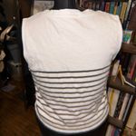 Z Supply white & black stripe M sleeveless minimalist crop top Photo 1