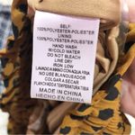 Listicle  Animal Cheetah Print Dot Wide Leg Pull on Pants brown size‎ small Photo 3