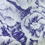 New Raves Vintage Size 3/4 Blue Floral Maxi Long Dress Periwinkle Flowy Chic Photo 9