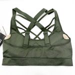 Victoria's Secret NWT Sport Crisscross Cage Front Sports Bra Olive Green Medium Photo 5