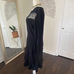 IRO  Witchy Whimsygoth Black Lace Midi Dress Size 16 / XL Photo 1