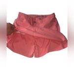 Croft & Barrow coral Mini A-line Skirt with built in shorts Sz 12 stretch Photo 1