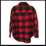 Charlie Paige  Buffalo Plaid Check Shacket Button Up Cabincore Pockets Size M Photo 3