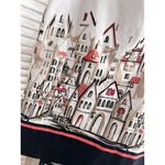 Van Heusen  Studio‎ Pencil Skirt SZ 10 Geometric City Multicolor Zip Cotton Photo 2