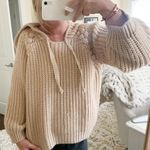 Ruby and Jenna  Knit Pullover Hoodie Photo 0