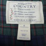 Victoria's Secret VTG 90s  Country Women's Cotton Nightgown Size S Plaid Flannel Photo 5