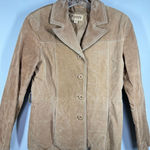 wilson's leather Wilson’s women's suede Leather blazer size medium **no belt Photo 0