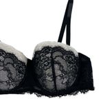 Dreamwear Lace Bra Plus Size 42C Black White Underwire Coquette Romantic Sexy Photo 1