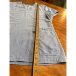 Beyond Scrubs Blue Women’s Scrub Top Medium Medical Shirt M Pockets Photo 6
