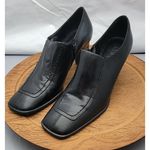 Franco Sarto Black Side Zip Shoes 2" heel Brazil Woman's Size 7.5M Photo 6