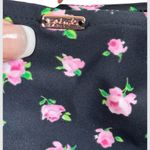 PINK - Victoria's Secret PiNK Victoria’s Secret Black Roses Swim Cover Up Skirt Medium Photo 2