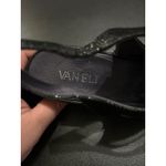 Van Eli Black Leather‎ Slingback Kitten Heels Womens Shoes Size 10 Photo 1