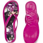 Ted Baker  Fuchsia Pink ‘Taito’ Bow Jelly Flip Flop Sandals Photo 1