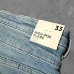 Forever 21 NWT | High Rise Flare Leg Slim Fit Light Blue Wash Denim Jeans 33 Photo 7