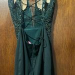 Green Short Homecoming / Formal Dress Size 0 Photo 2