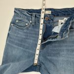 OAT NEW YORK Jeans Womens 2/26 Crop Raw Hem Denim Whisker Blue Stretch P0192 Photo 6