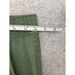 Eddie Bauer  Women's Pull On Pants Solid Olive Green XL Pockets Ankle Traveler Photo 7