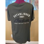 Indian Motorcycle Woman’s Khaki Green 1901 Indian Logo T Photo 1