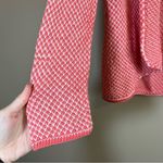Wooden Ships ✨  Coral Pink Open Front Knit Cozy Soft Cardigan S/M Photo 5