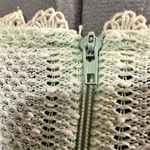 Leslie Fay Vintage My Latest 70’s Midi Skirt Top Set Sheer Mint. Photo 7