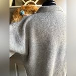 The Limited Vintage Y2K  angora rabbit hair henley sweater, size medium Photo 6