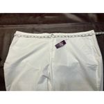 Lane Bryant Boyfriend Pants White Plus Size 28 New Cotton Blend Stretch Summer Photo 10