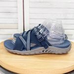 Skechers Reggae Neoprene Slide Sandals Navy Blue Womens 9 Photo 3