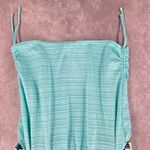ZeroXposur  Blue Stripe Sports Bra Padded Swimwear Tankini Tank Top Medium M Photo 3