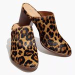 Madewell NEW The Harper Mule in Leopard Calf Hair, size 10 Photo 1