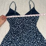 Emerald Sundae Women’s Navy Blue White Ditsy Floral Flounce Tiered Mini Romper Wrap Dress Sz Xs Photo 2