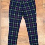 J. McLaughlin NEW Plaid Ankle Ross Pants | Stretch Knit Trousers | Size 6 Photo 3