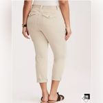 Torrid  twill military Beige Cropped Pants SZ:22 Photo 1