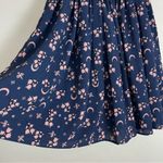 Collectif London Skirt Jasmine Moonflower Floral Blue Size Small 6 A Photo 5