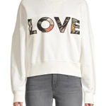 Rebecca Minkoff  Tropical Love Patch Sweatshirt‎ Size XL Photo 0
