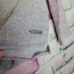 prAna  NIGHTINGALE SWEATER KNIT WOOL BLEND PURPLE MOUNTAIN OPEN BACK SWEATER M Photo 5