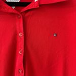 Tommy Hilfiger Women’s  Red Polo Button Shirt, Size 1X Photo 1